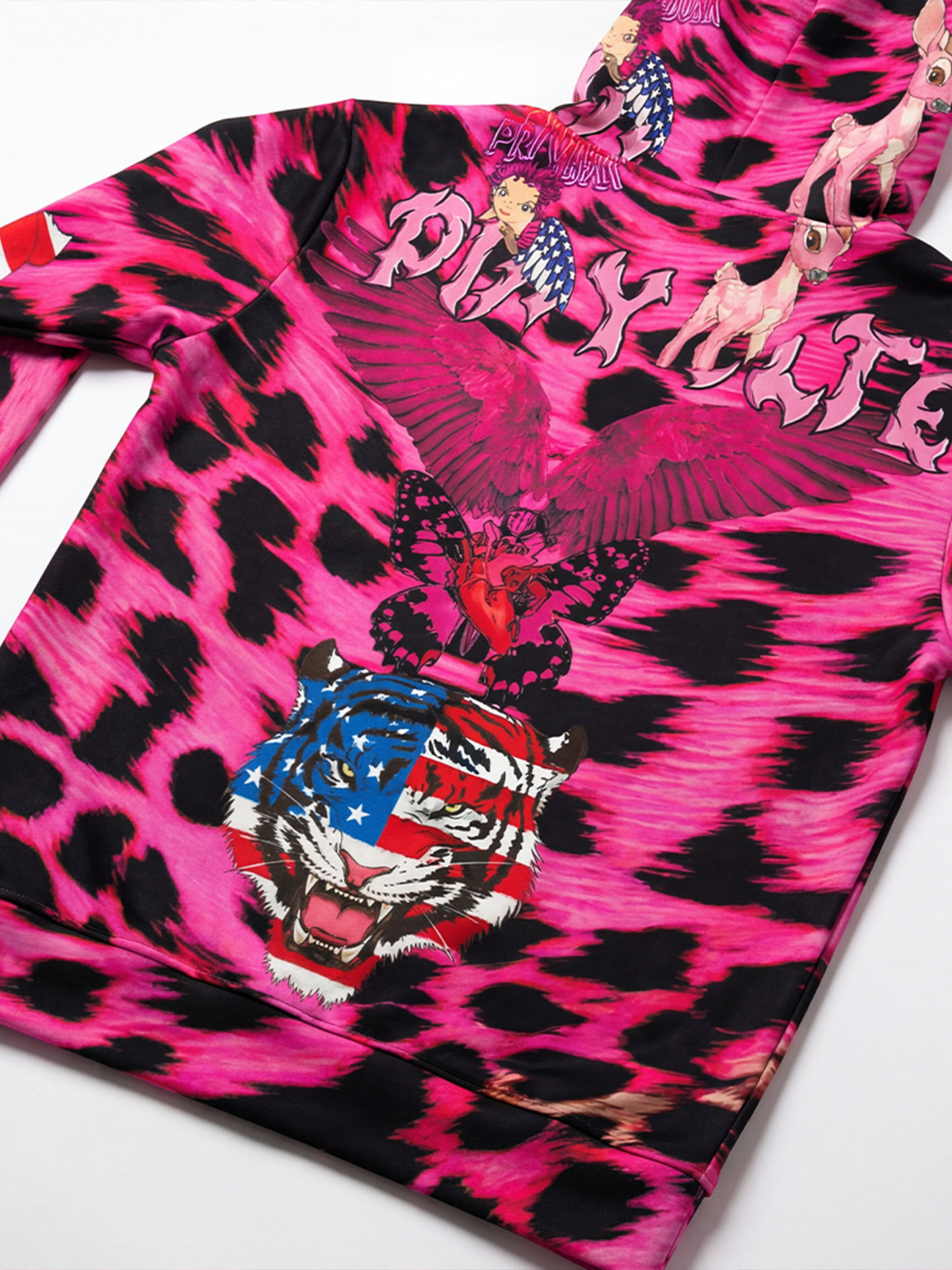 PIA BOLTE® Hoodie Leo pink - PIA BOLTE® COUTURE