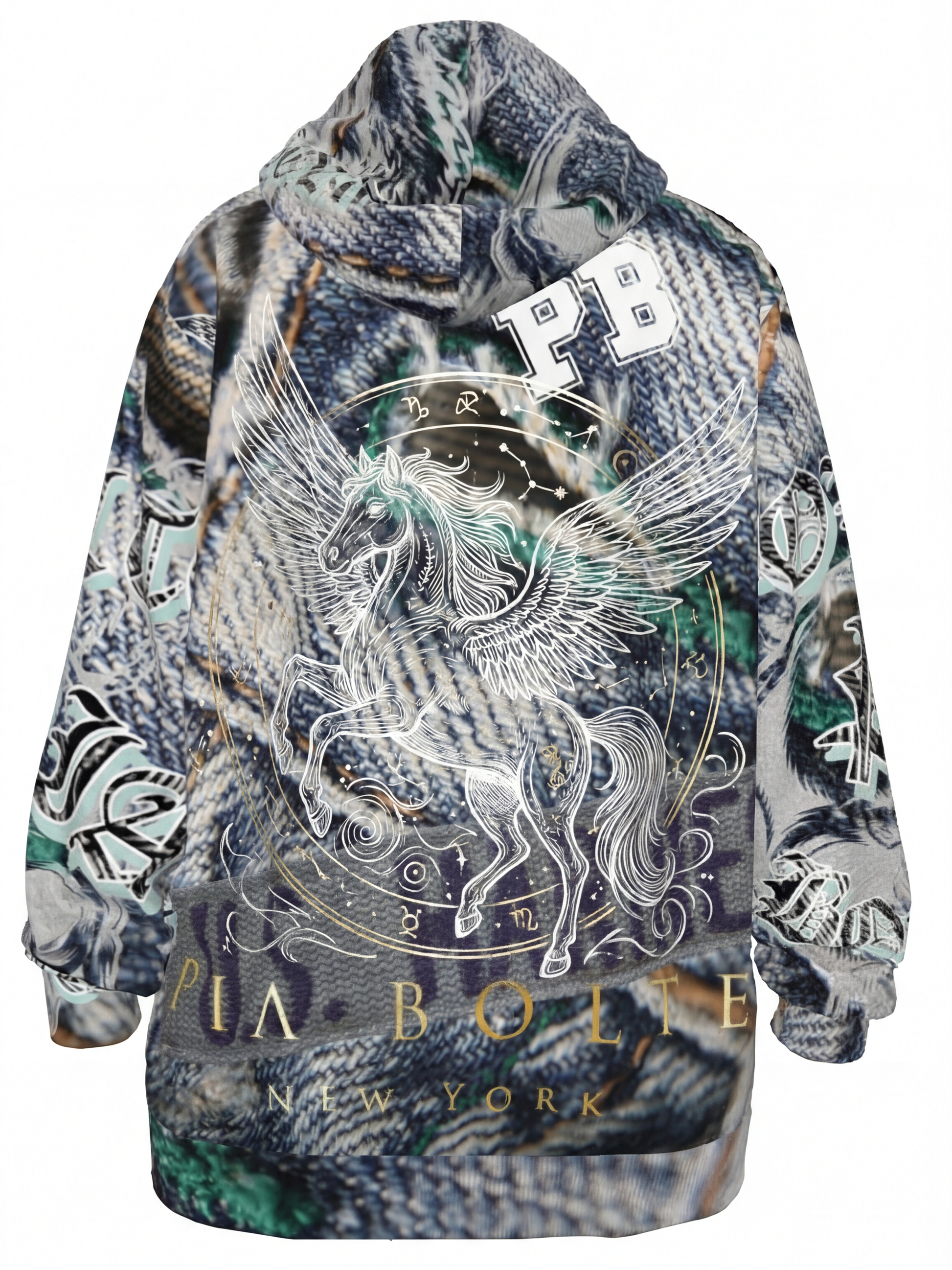 PIA BOLTE® Hoodie Mystic Pegasus - PIA BOLTE® COUTURE