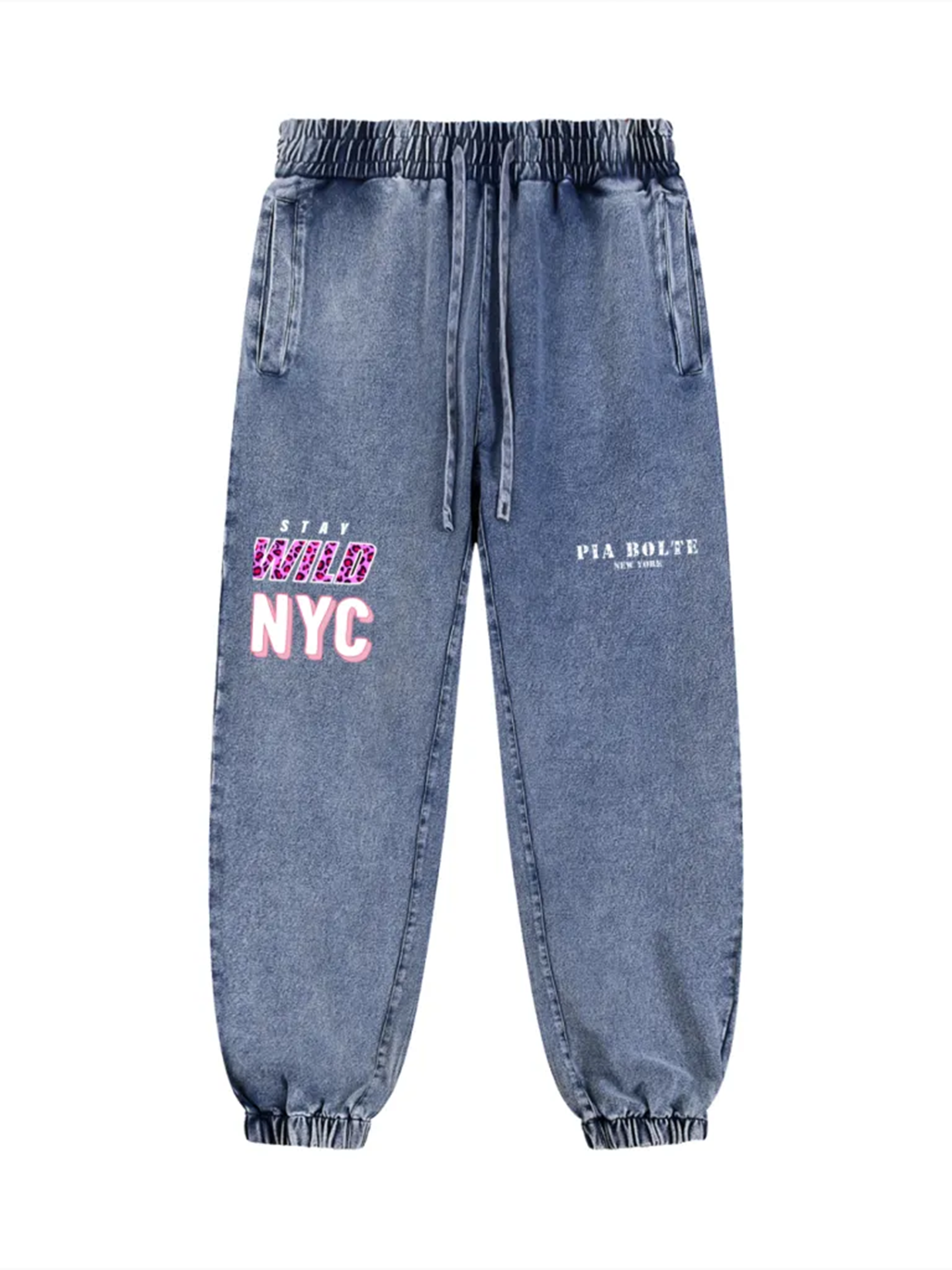 PIA BOLTE® SWEATPANTS Jeans– Snow Wash Wild NYC - PIA BOLTE® COUTURE