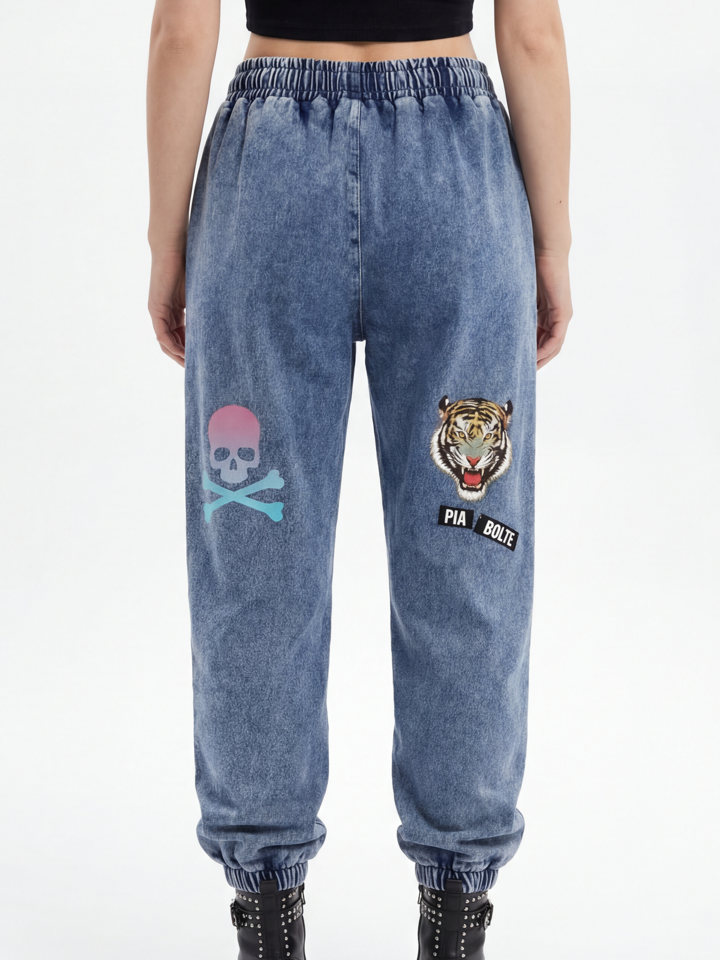 PIA BOLTE® SWEATPANTS Jeans– Snow Wash Wild NYC - PIA BOLTE® COUTURE