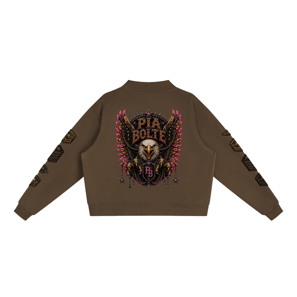 PIA BOLTE® REBEL BULL MOCK-NECK SWEATSHIRT
