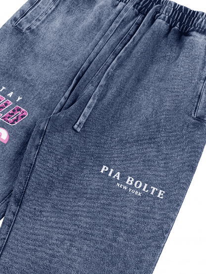 PIA BOLTE® SWEATPANTS Jeans– Snow Wash Wild NYC - PIA BOLTE® COUTURE