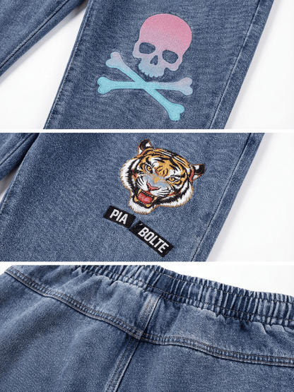 PIA BOLTE® SWEATPANTS Jeans– Snow Wash Wild NYC - PIA BOLTE® COUTURE