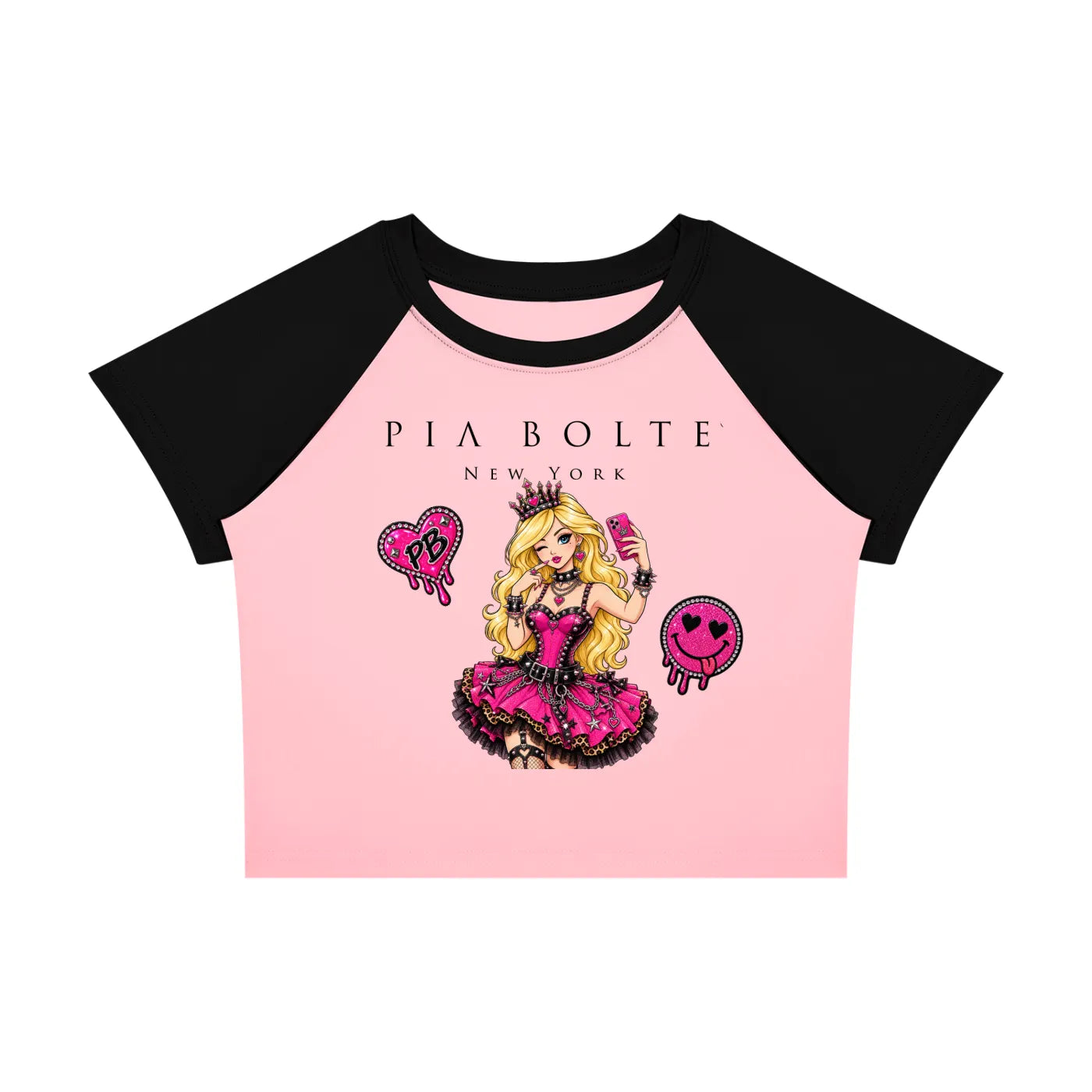 PIA BOLTE® PRINCESS RAGLAN CROP SHIRT