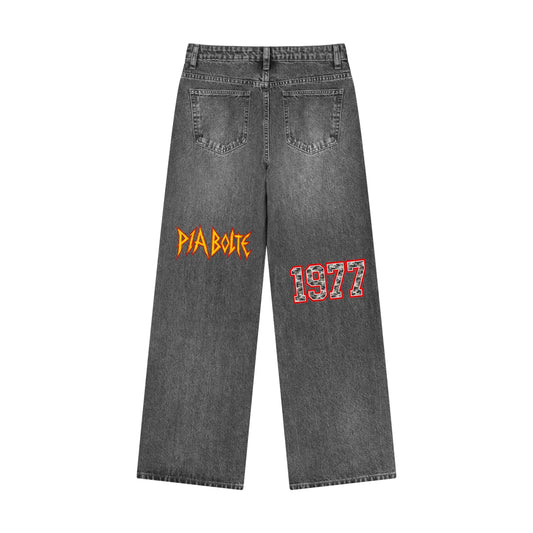 PIA BOLTE® Patchwork Wide Leg Jeans 1977 Woman