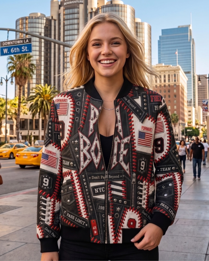 PIA BOLTE® Zip-Up Bomber Jacket – Urban Edition Woman
