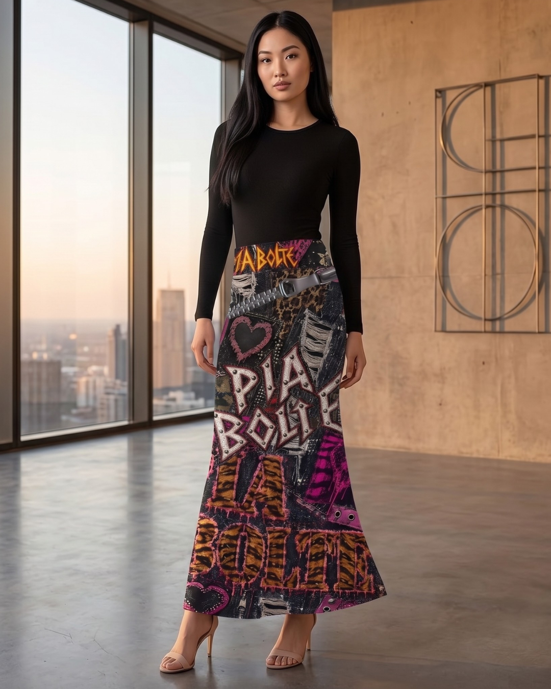 PIA BOLTE® Fishtail Maxi Skirt – Runway Edition