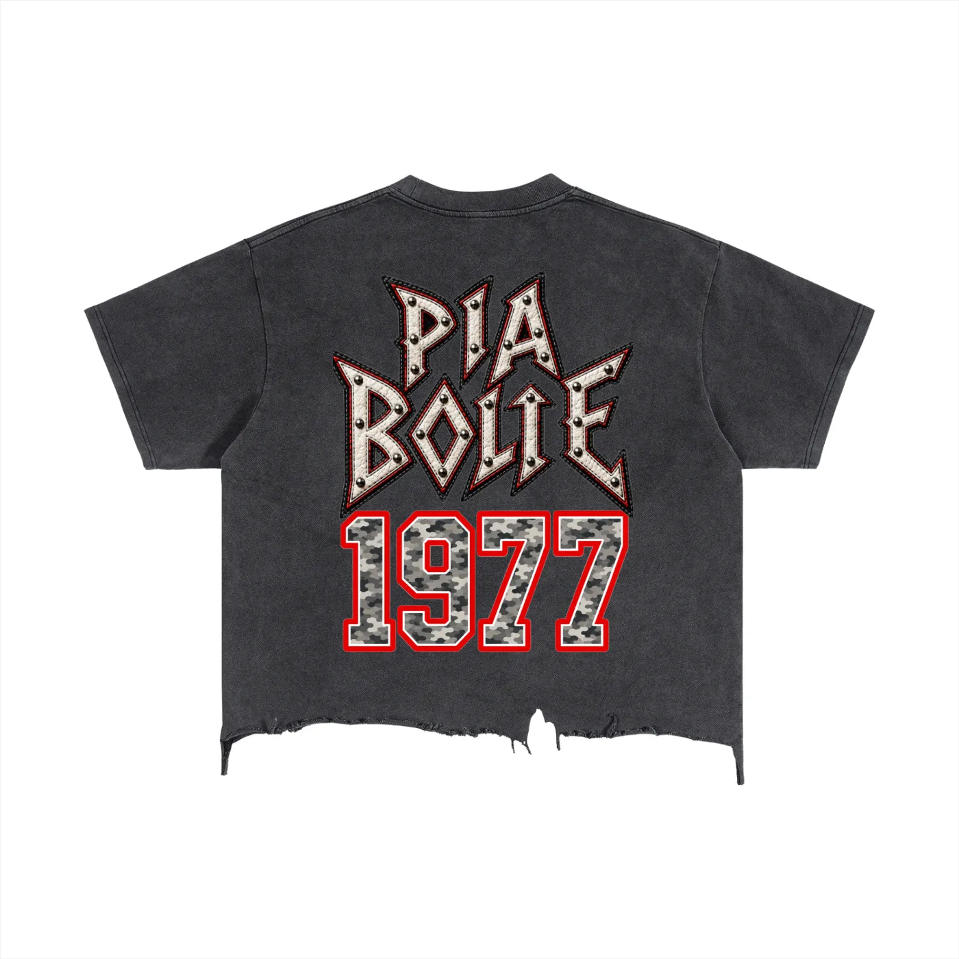 PIA BOLTE® Skull 21 Oversized Shirt – Rockstar Destroyed Edition