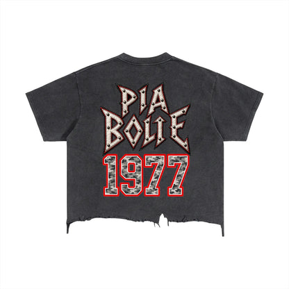 PIA BOLTE® Skull 21 Oversized Shirt – Rockstar Destroyed Edition