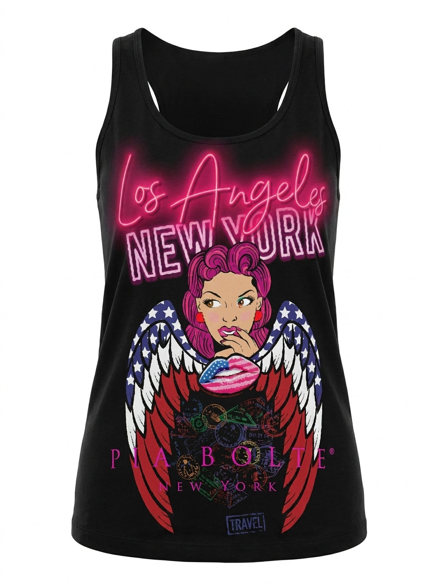 Los Angeles × New York Rockstar Tank Top – PIA BOLTE®