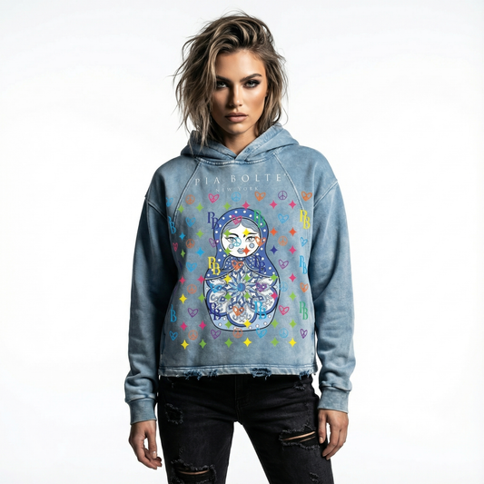 PIA BOLTE® Hoodie - Hologram Matroschka