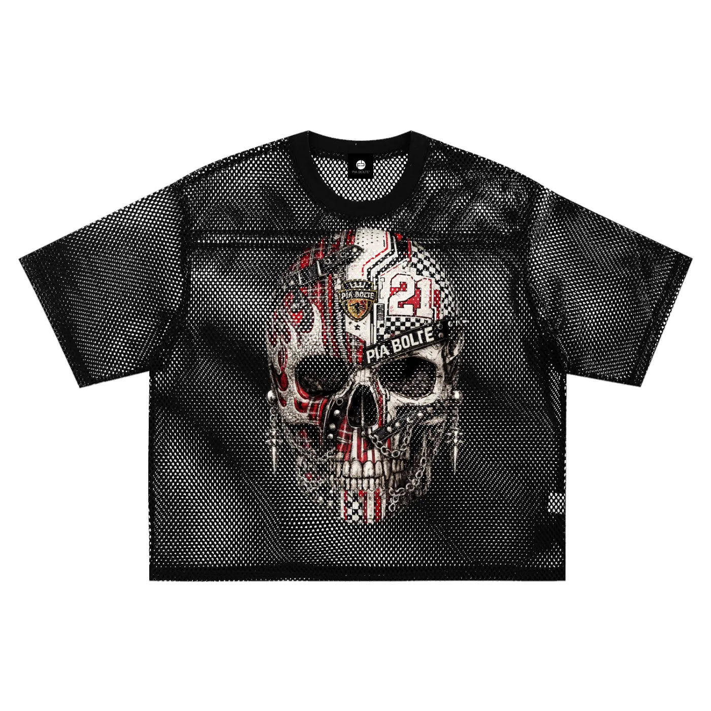 PIA BOLTE® SKULL RACER MESH SHIRT