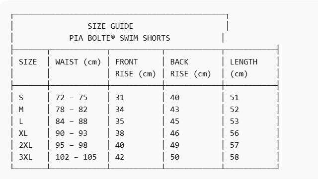 PIA BOLTE® Swim Shorts - PIA BOLTE® COUTURE