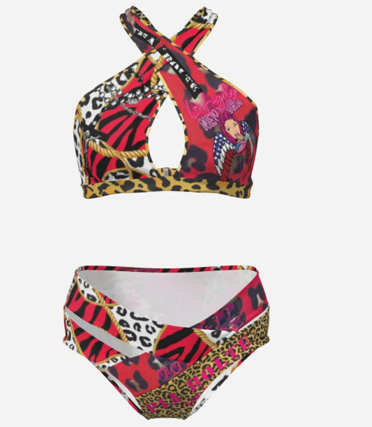 PIA BOLTE® Bikini Red Clash