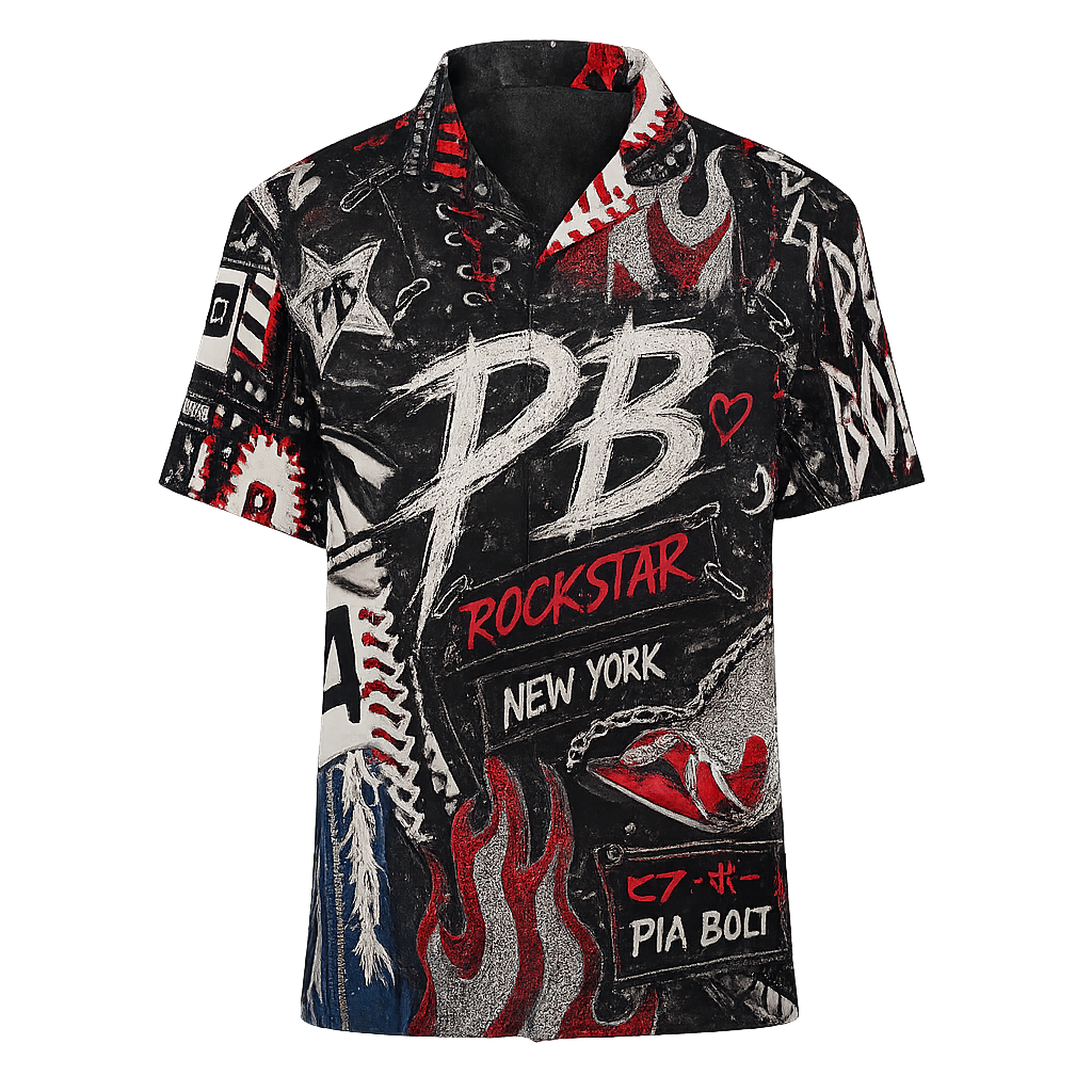 PIA BOLTE® Shirt Men Rocking NYC – Rockstar Edition