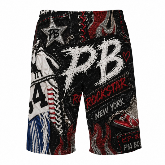 PIA BOLTE® Shorts Men Rocking NYC – Rockstar Edition