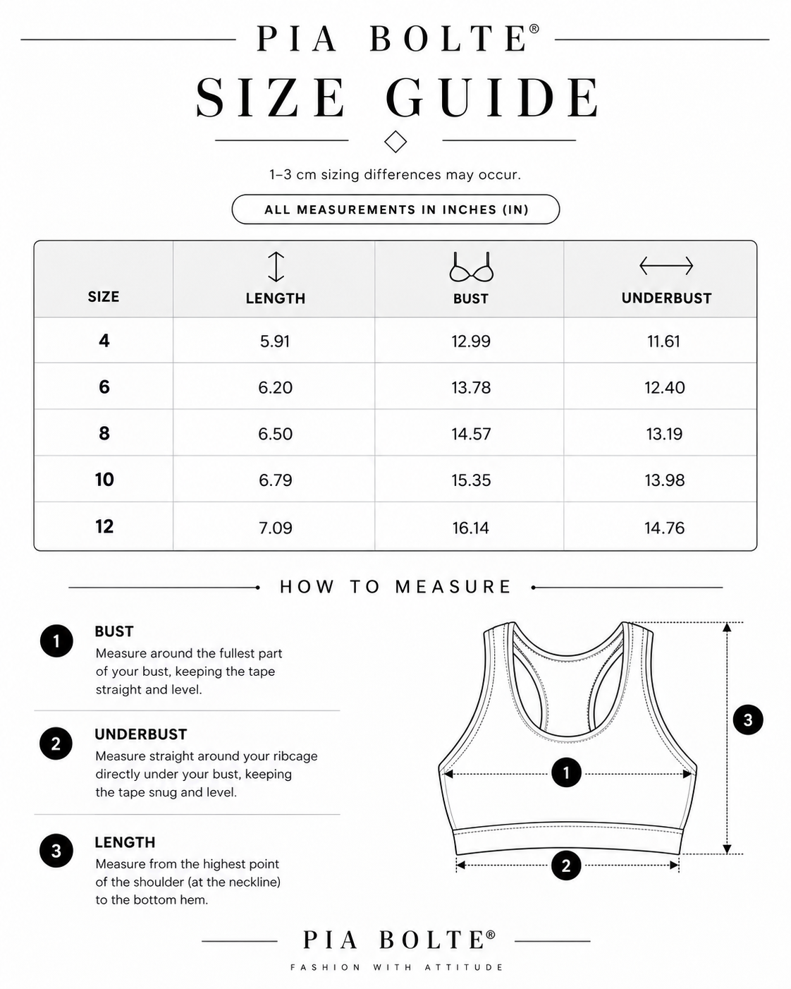 PIA BOLTE® PINK REBEL ICONS DENIM-LOOK BRA