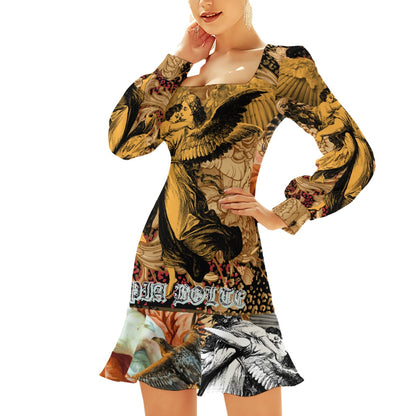Skinny Dress golden angels ᴸᴵᴹᴵᵀᴱᴰ