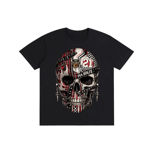 PIA BOLTE® Skull 21 Shirt Black – Rockstar Edition