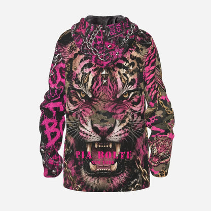PIA BOLTE® TIGER WILD PINK PARKA - PIA BOLTE® COUTURE