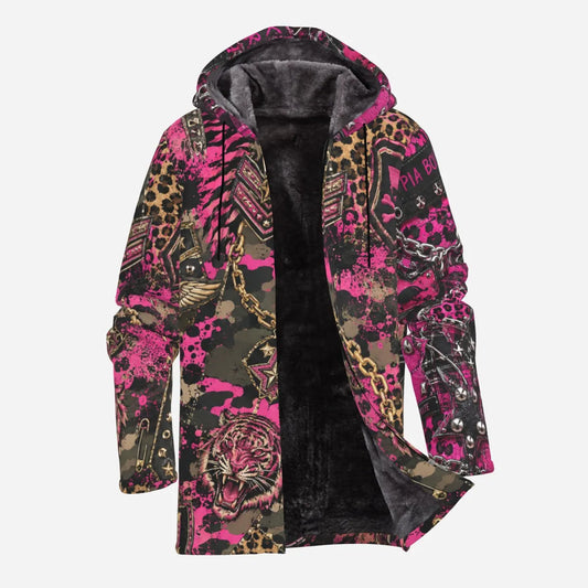 PIA BOLTE® TIGER WILD PINK PARKA - PIA BOLTE® COUTURE