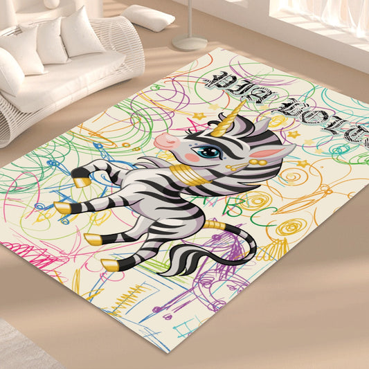 Floor Mat Unicorn Zebra  ᴸᴵᴹᴵᵀᴱᴰ