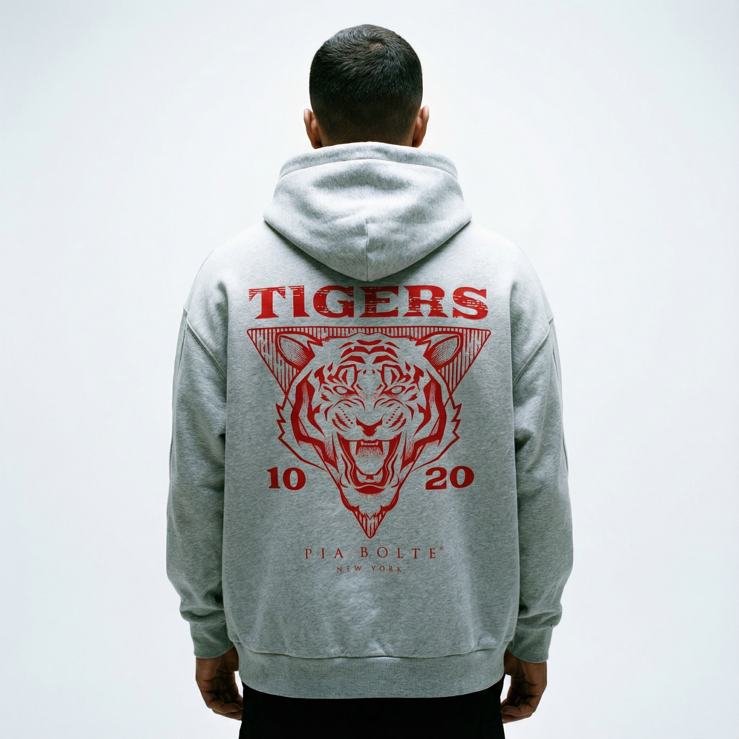 PIA BOLTE® Hoodie - Grey Tiger - PIA BOLTE® COUTURE