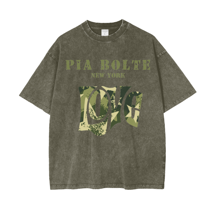 Tshirt LOVE Camouflagestyle New York (unisex) ᴸᴵᴹᴵᵀᴱᴰ