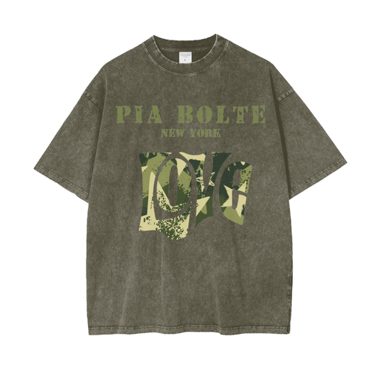 Tshirt LOVE Camouflagestyle New York (unisex) ᴸᴵᴹᴵᵀᴱᴰ