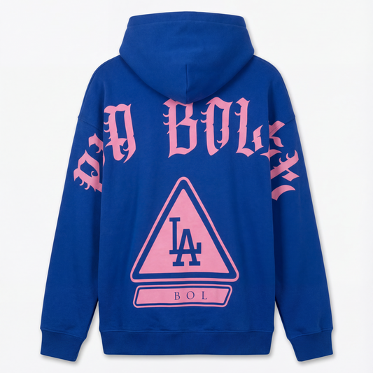 Hoodie LA royal blue