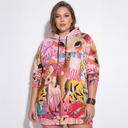 Pullover Hoodie sweet Bambii kiss💋