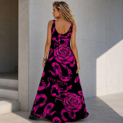 PIA BOLTE® Pink Blossom Maxi Dress – Kate Merlan Edition - PIA BOLTE® COUTURE