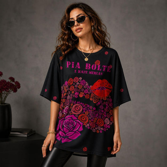 PIA BOLTE® Rosé Rebels Oversized Shirt – Kate Merlan Edition - PIA BOLTE® COUTURE