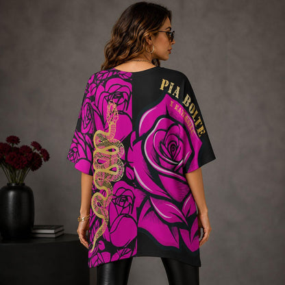 PIA BOLTE® Rosé Rebels Oversized Shirt – Kate Merlan Edition - PIA BOLTE® COUTURE