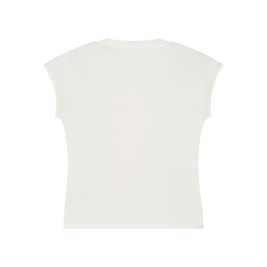 PIA BOLTE® T-Shirt - Flying Love Skull in weiß