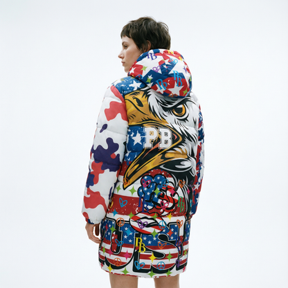 PIA BOLTE® Winter Mantel – EAGLE USA Camouflage Unisex