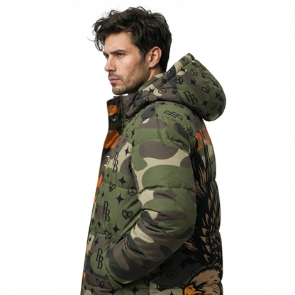 PIA BOLTE® Mantel – Camouflage EAGLE Unisex