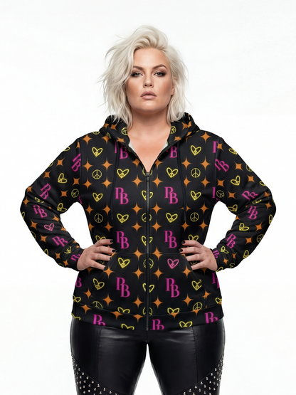 Women Hoodie with Zipper Closure PB - PIA BOLTE® COUTURE