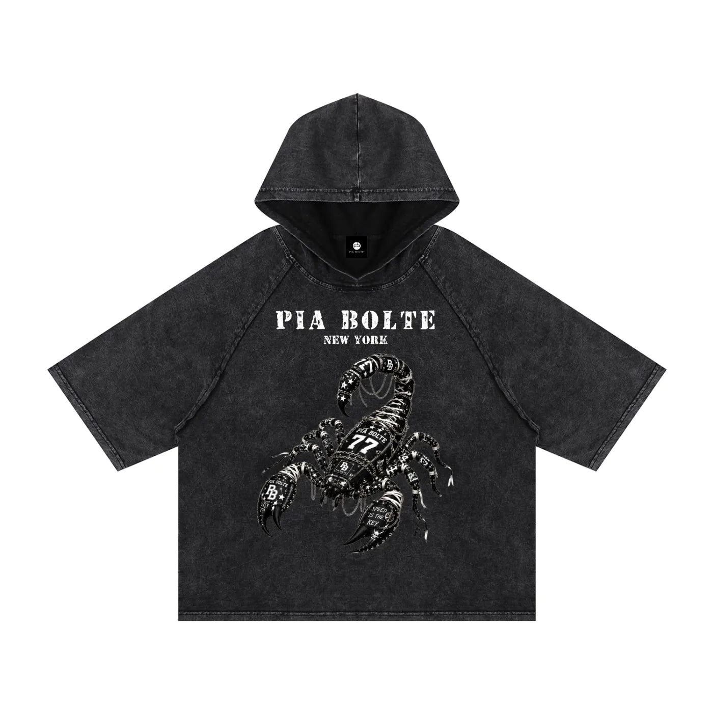 PIA BOLTE® Hoodie Shirt SCORPION 77 NEW YORK - PIA BOLTE® COUTURE