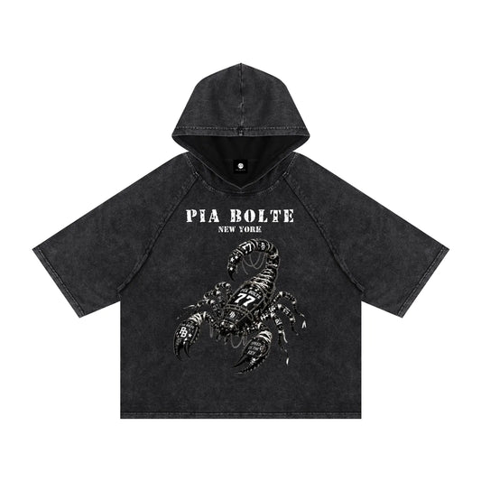 PIA BOLTE® Hoodie Shirt SCORPION 77 NEW YORK - PIA BOLTE® COUTURE