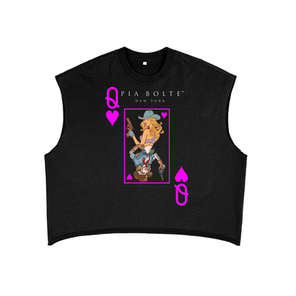 PIA BOLTE® Tank-Top - Pink Cowgirl Card Queen