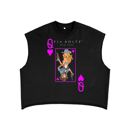 PIA BOLTE® Tank-Top | Pink Cowgirl Card Queen