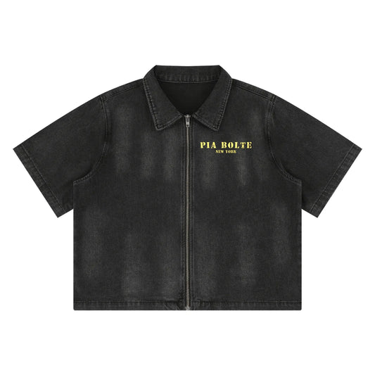 PIA BOLTE® New York Zip Shirt – Demin Edition