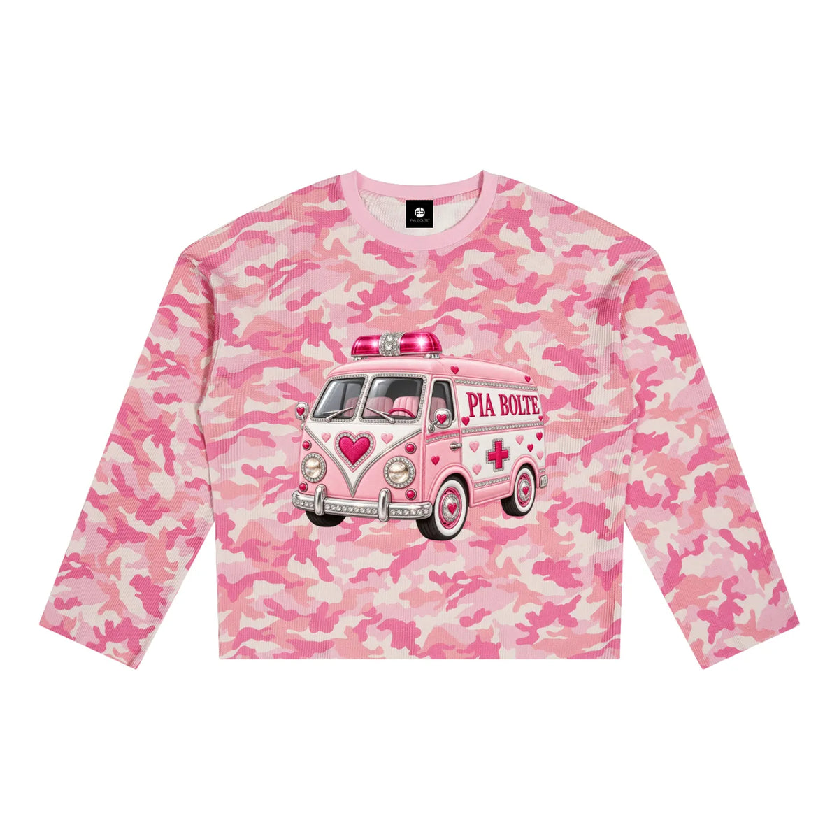 PIA BOLTE® NEW YORK MATRYOSHKA RAW-HEM T-SHIRT