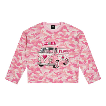 PIA BOLTE® NEW YORK MATRYOSHKA RAW-HEM T-SHIRT