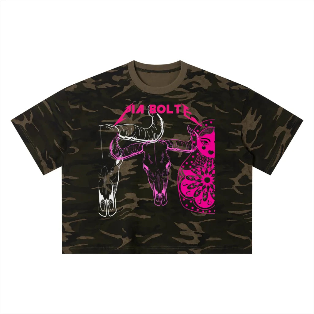 PIA BOLTE® T-Shirt Camouflage love