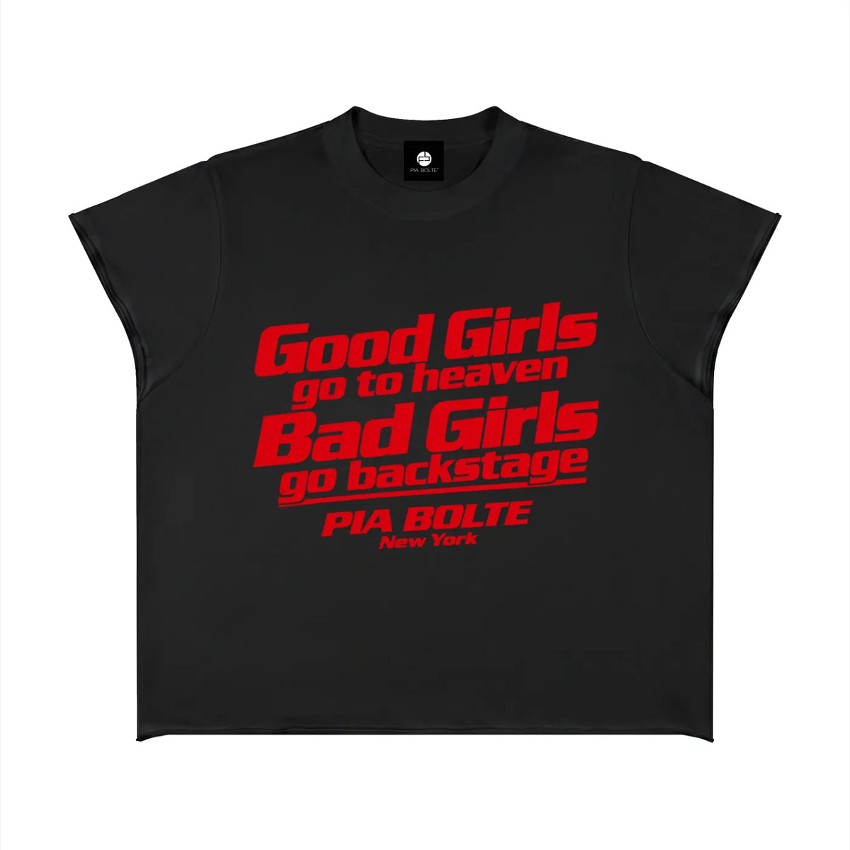 PIA BOLTE® NEW YORK MATRYOSHKA RAW-HEM T-SHIRT