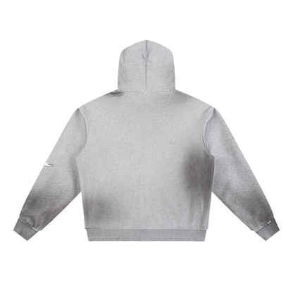 PIA BOLTE® SCORPION 77 LIGHT GREY SUN FADE FRAYED FLEECE HOODIE