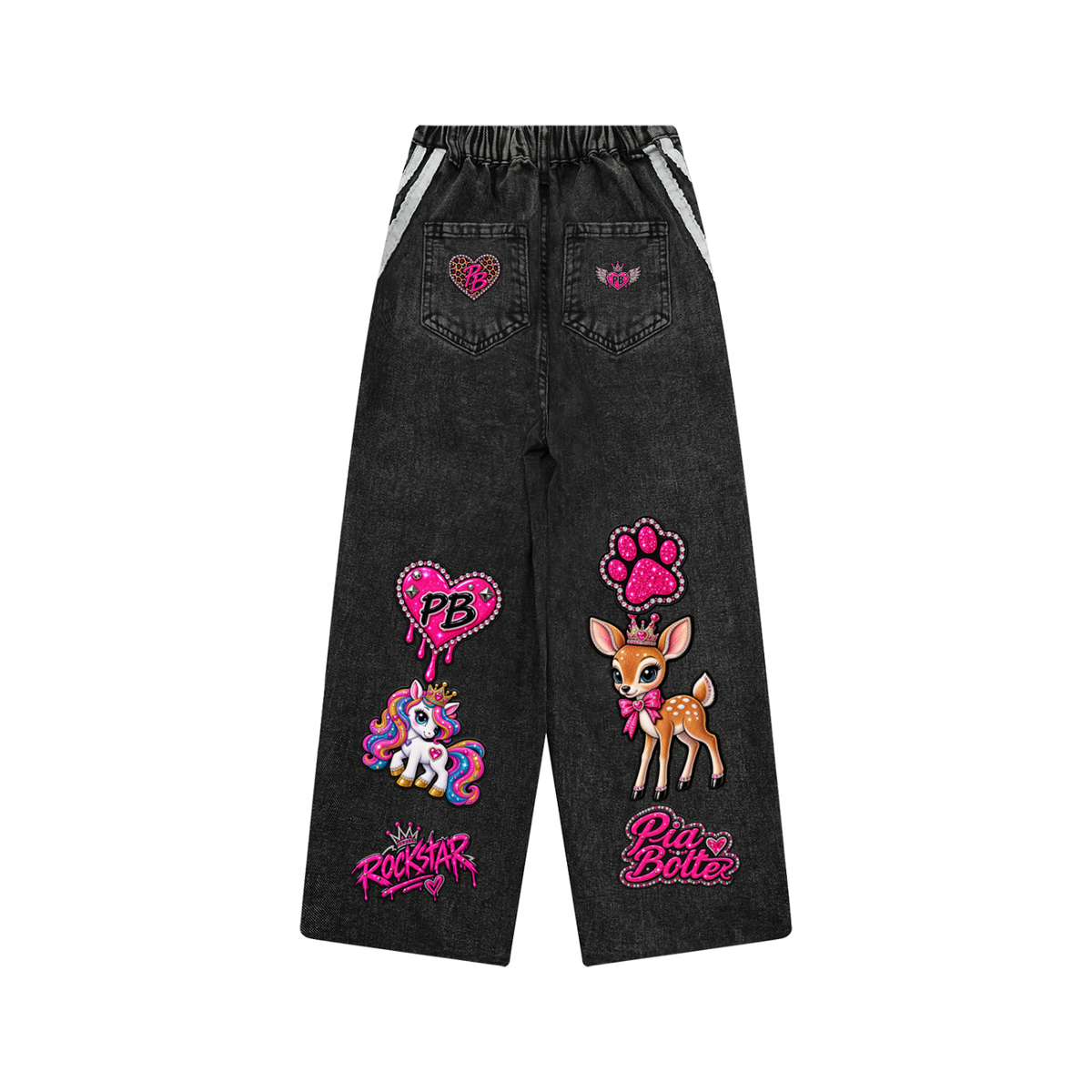 PIA BOLTE® ROCKSTAR FRIENDS SIDE STRIPE KIDS JEANS