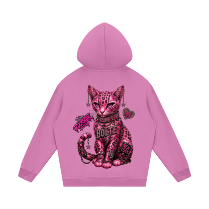 PIA BOLTE® ROCKSTAR FAWN & CAT FLEECE HOODIE